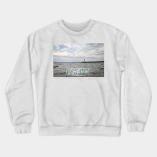 Channel Lighthouse Presque Isle Erie Pennsylvania Crewneck Sweatshirt